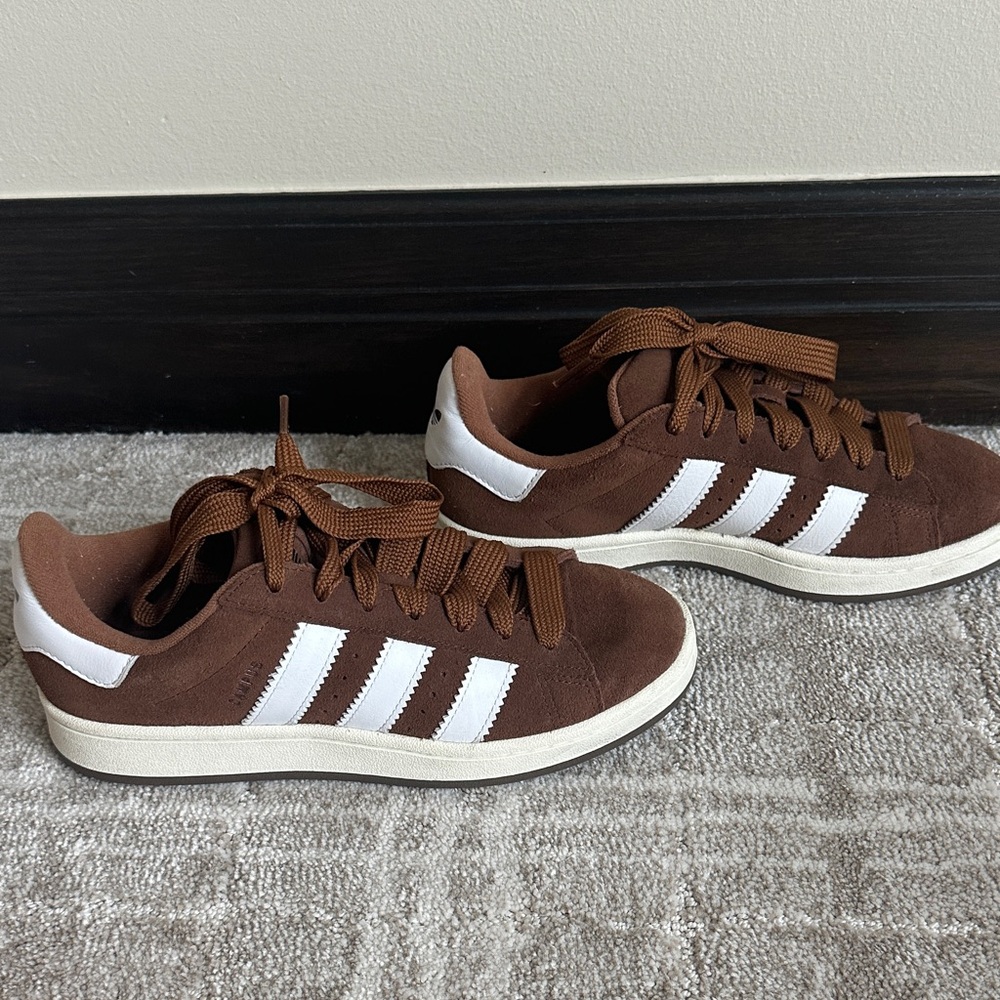 adidas Brown and White Women’s Sneakers